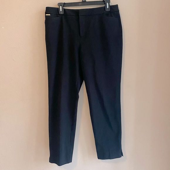 High Rise Black Slacks - Picture 2 of 11
